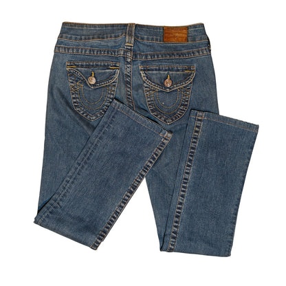 Medium Wash Mid Rise Bootcut Jeans