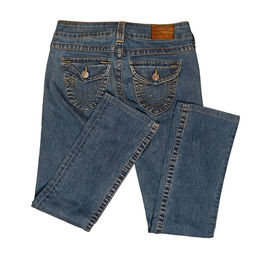 Medium Wash Mid Rise Bootcut Jeans
