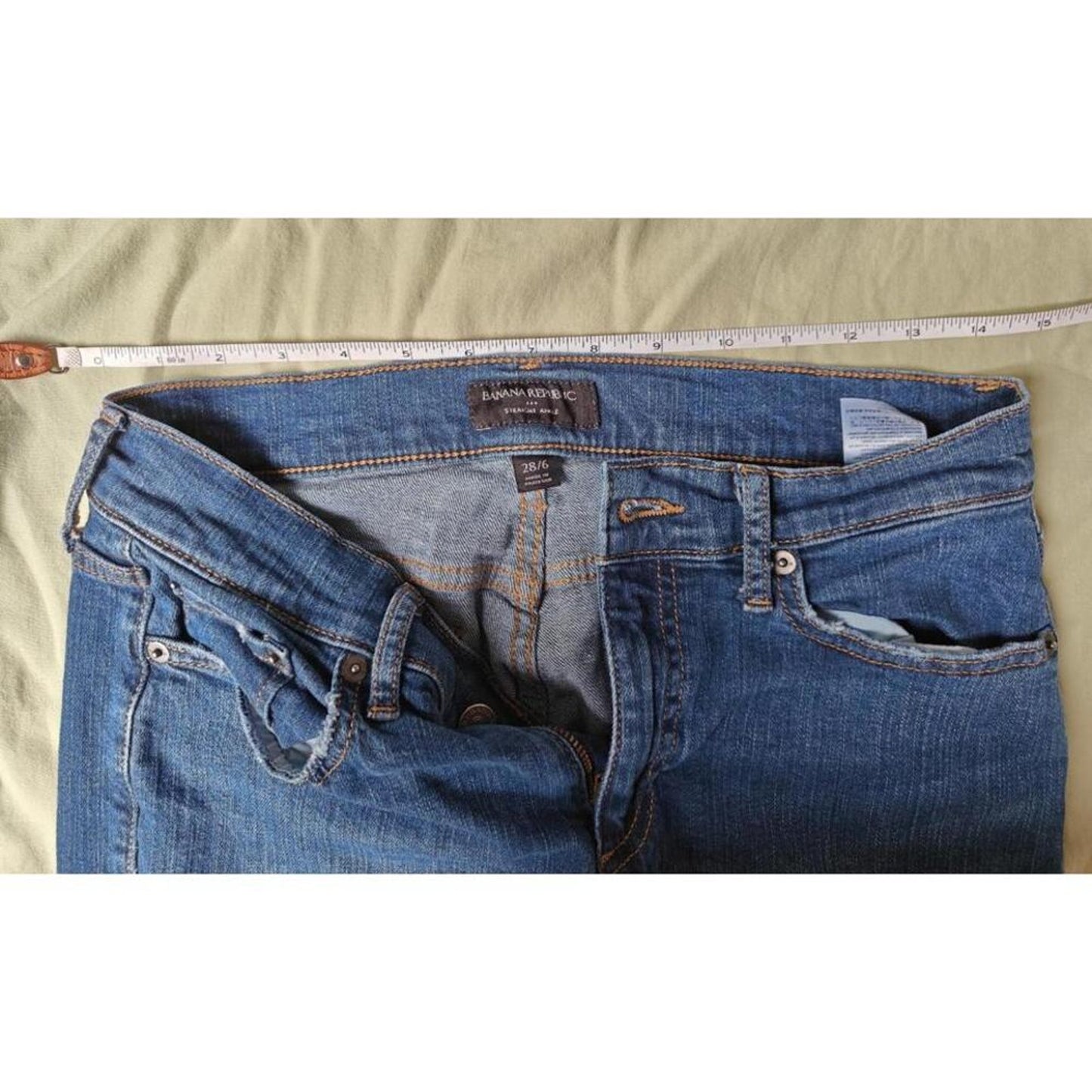 Straight Ankle Jean Size 28/6