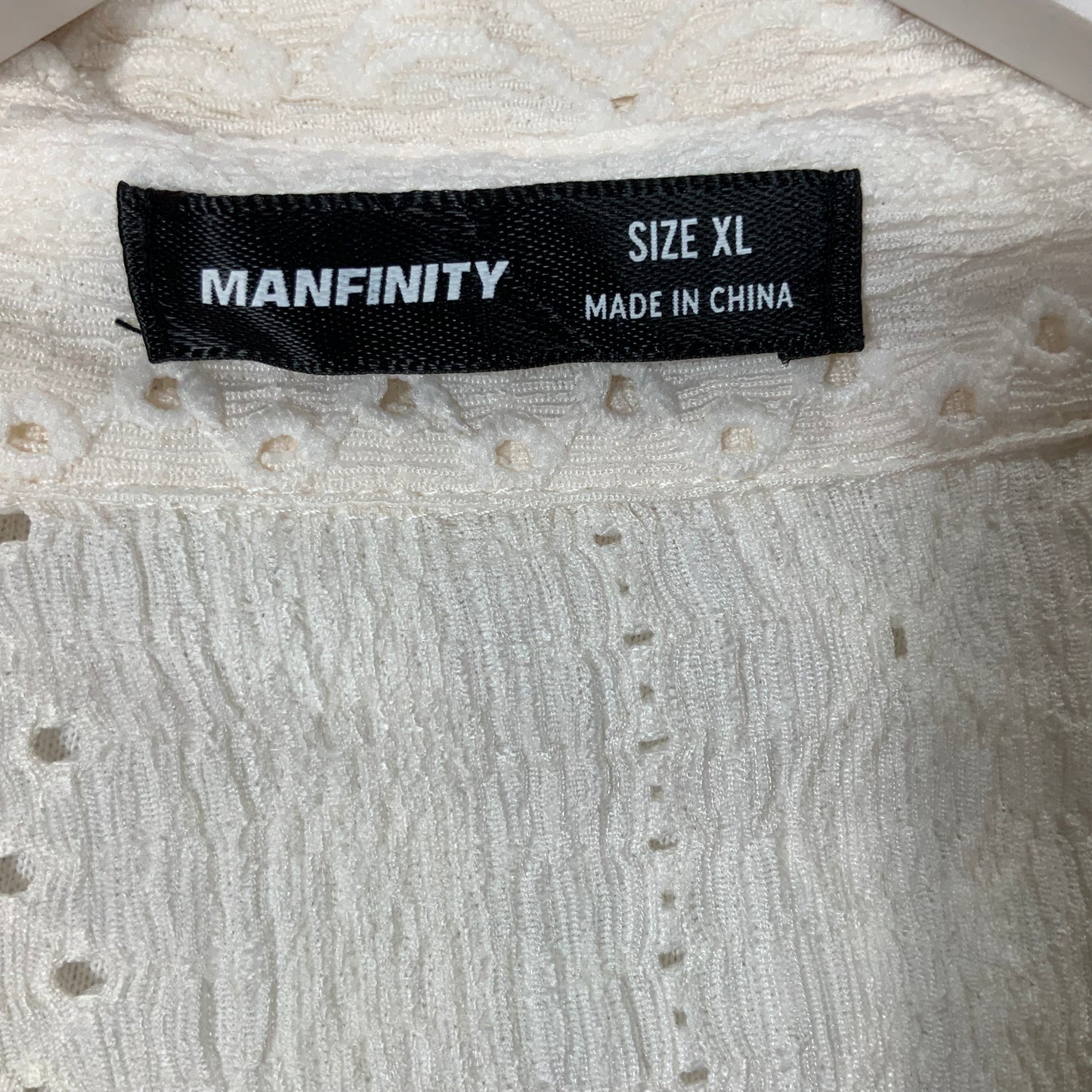 Short Sleeve Off White Button Down