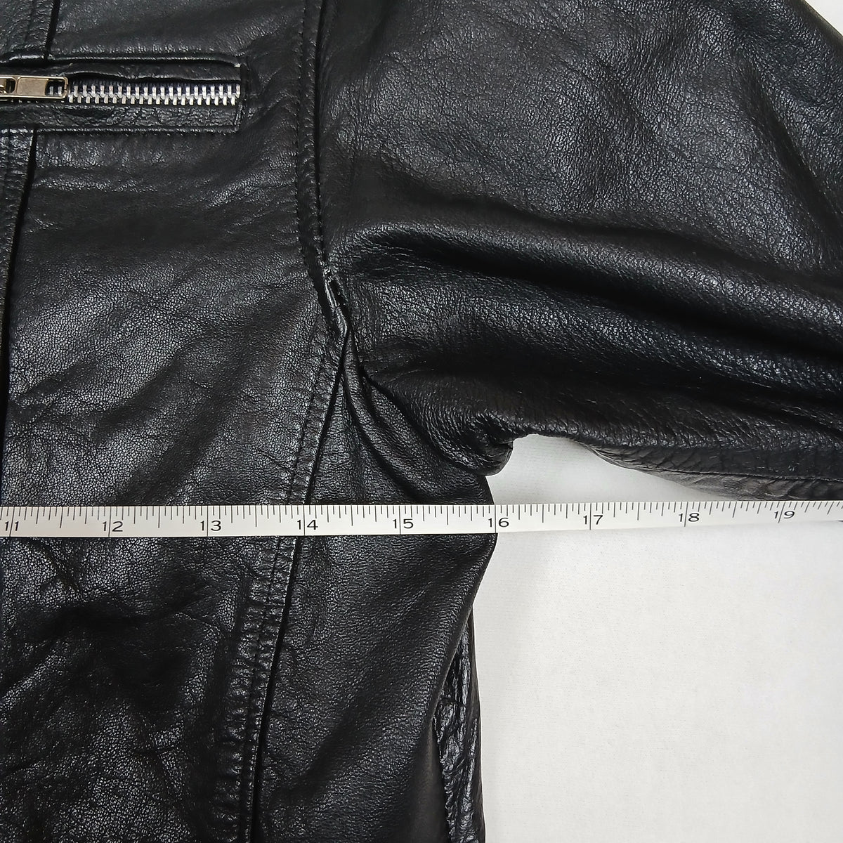 Creaciones El Cepi Black Sheep Leather Moto Jacket