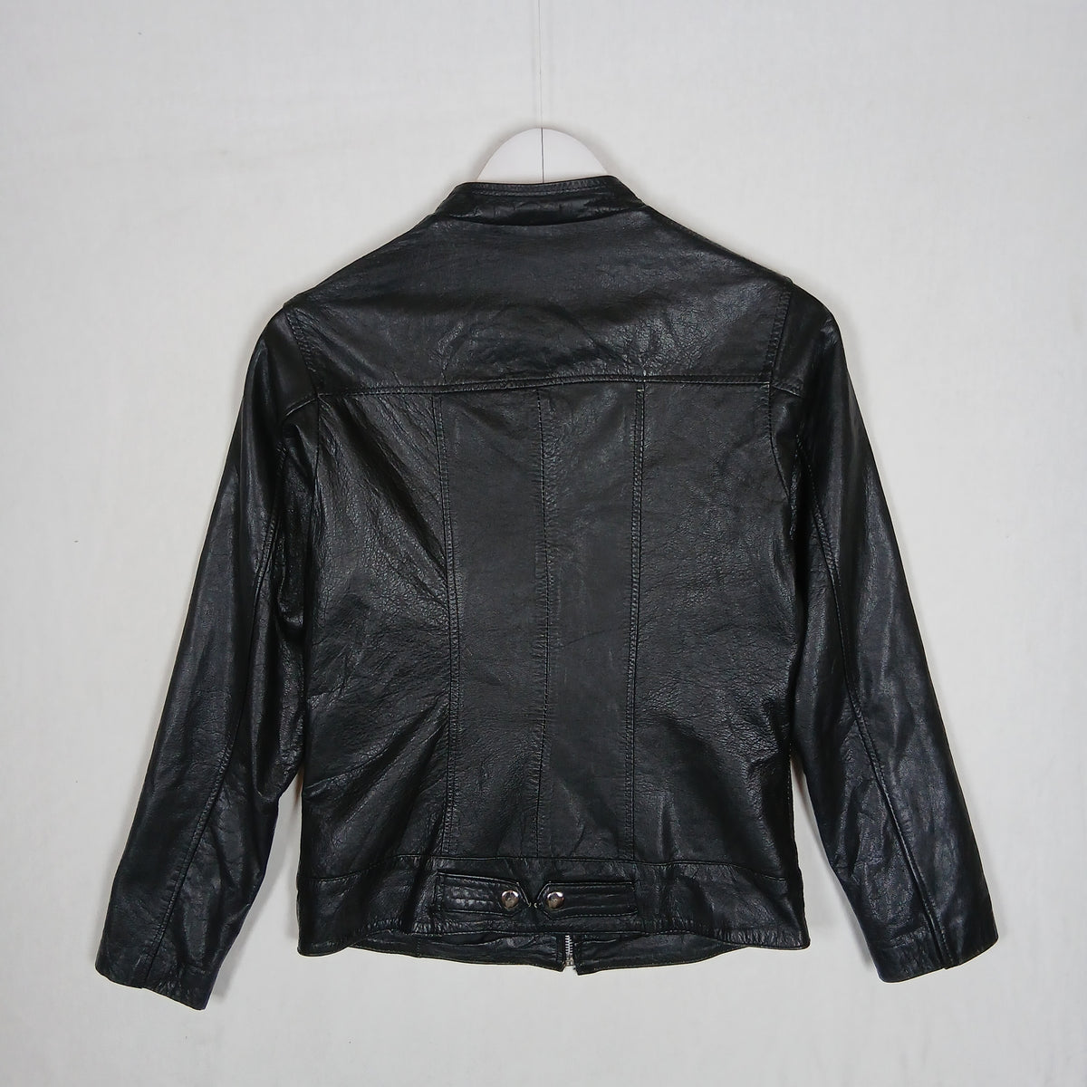 Creaciones El Cepi Black Sheep Leather Moto Jacket