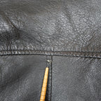 Creaciones El Cepi Black Sheep Leather Moto Jacket