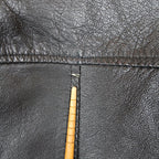 Creaciones El Cepi Black Sheep Leather Moto Jacket