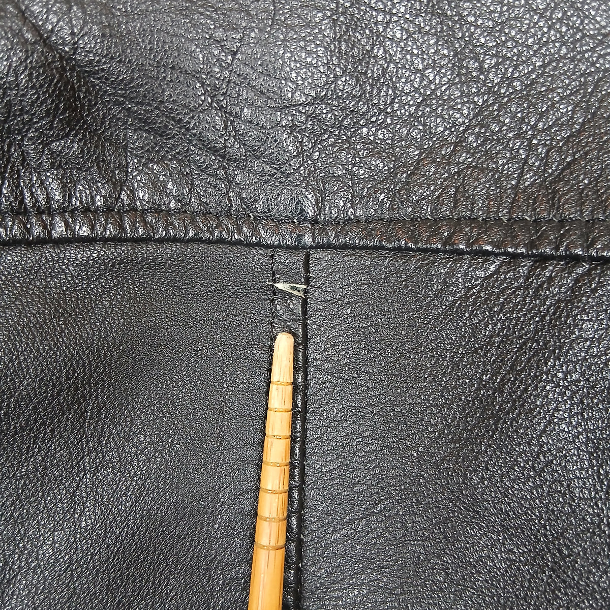 Creaciones El Cepi Black Sheep Leather Moto Jacket