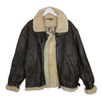 Walter Davoucci Genuine Shearling B-3 Aviator Jacket