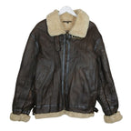 Walter Davoucci Genuine Shearling B-3 Aviator Jacket