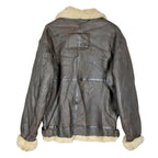 Walter Davoucci Genuine Shearling B-3 Aviator Jacket