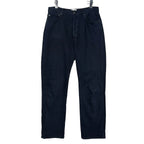 AGOLDE ’90s Pinch Waist Long Straight Jeans Crushed Black Women’s 30