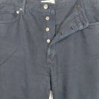 AGOLDE ’90s Pinch Waist Long Straight Jeans Crushed Black Women’s 30