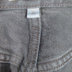 AGOLDE ’90s Pinch Waist Long Straight Jeans Crushed Black Women’s 30