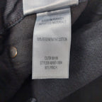 AGOLDE ’90s Pinch Waist Long Straight Jeans Crushed Black Women’s 30