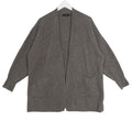 Polo Ralph Lauren Gray Ribbed Open-Front Cardigan – Women’s Small