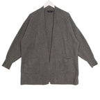 Polo Ralph Lauren Gray Ribbed Open-Front Cardigan – Women’s Small