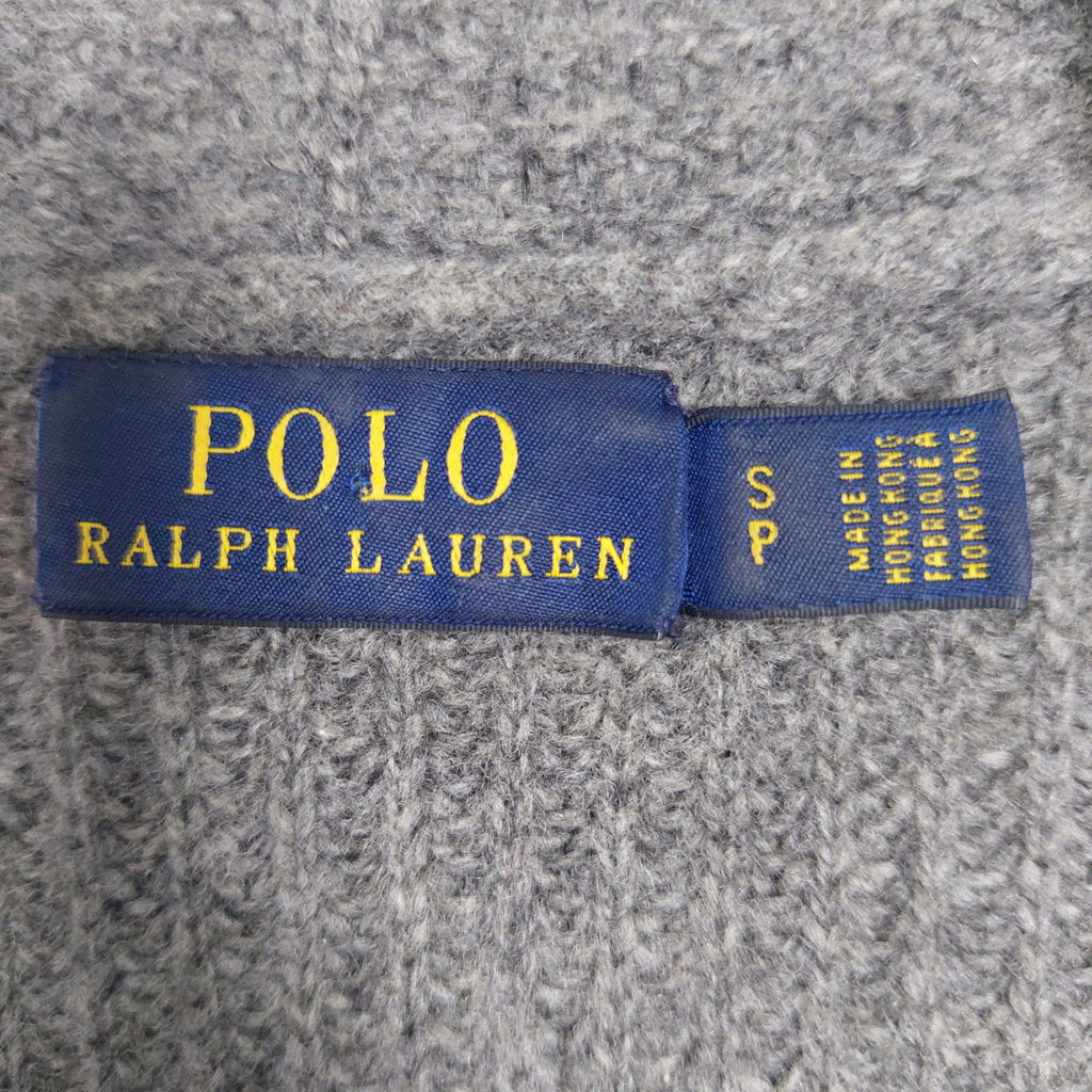 Polo Ralph Lauren Gray Ribbed Open-Front Cardigan – Women’s Small