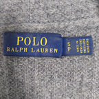Polo Ralph Lauren Gray Ribbed Open-Front Cardigan – Women’s Small
