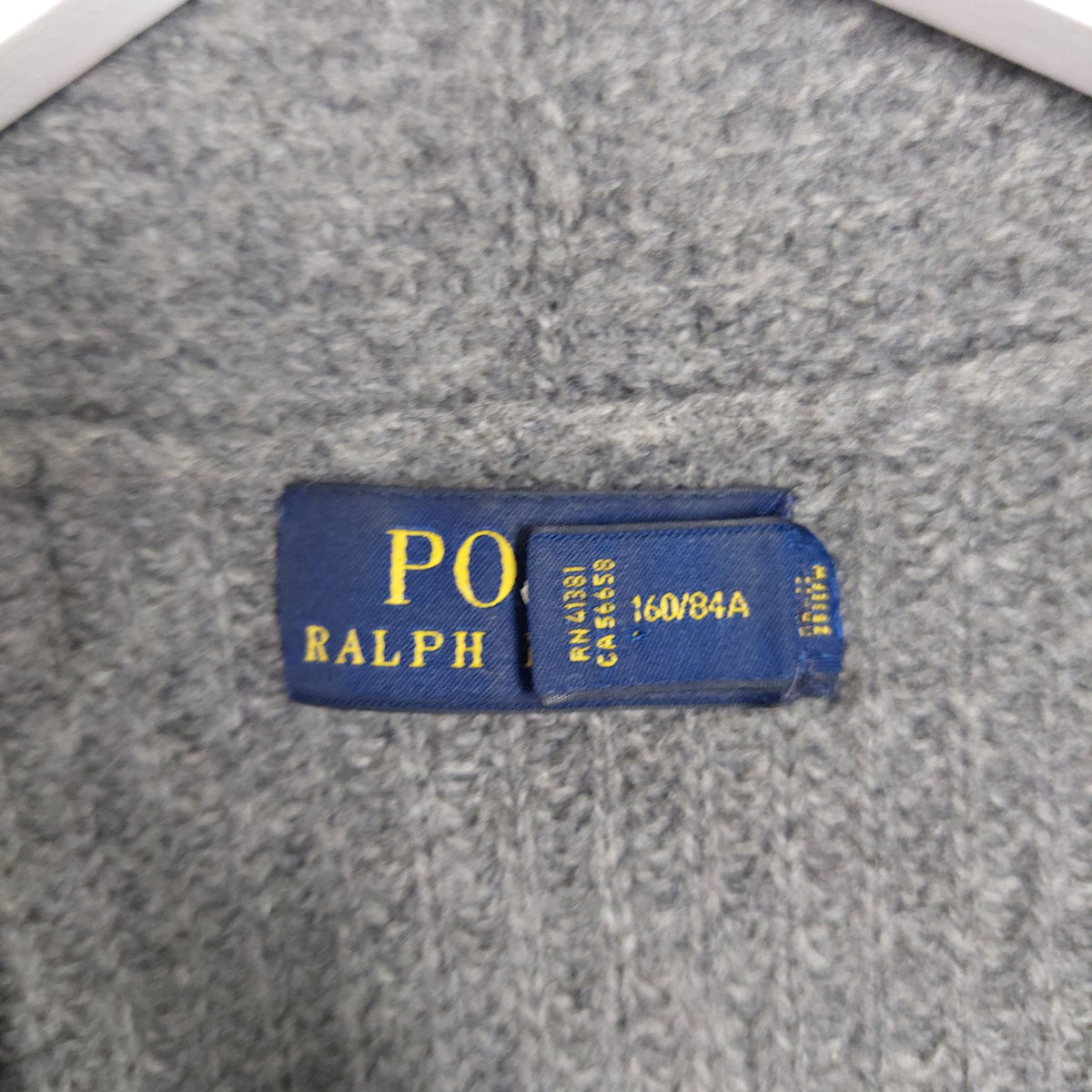 Polo Ralph Lauren Gray Ribbed Open-Front Cardigan – Women’s Small