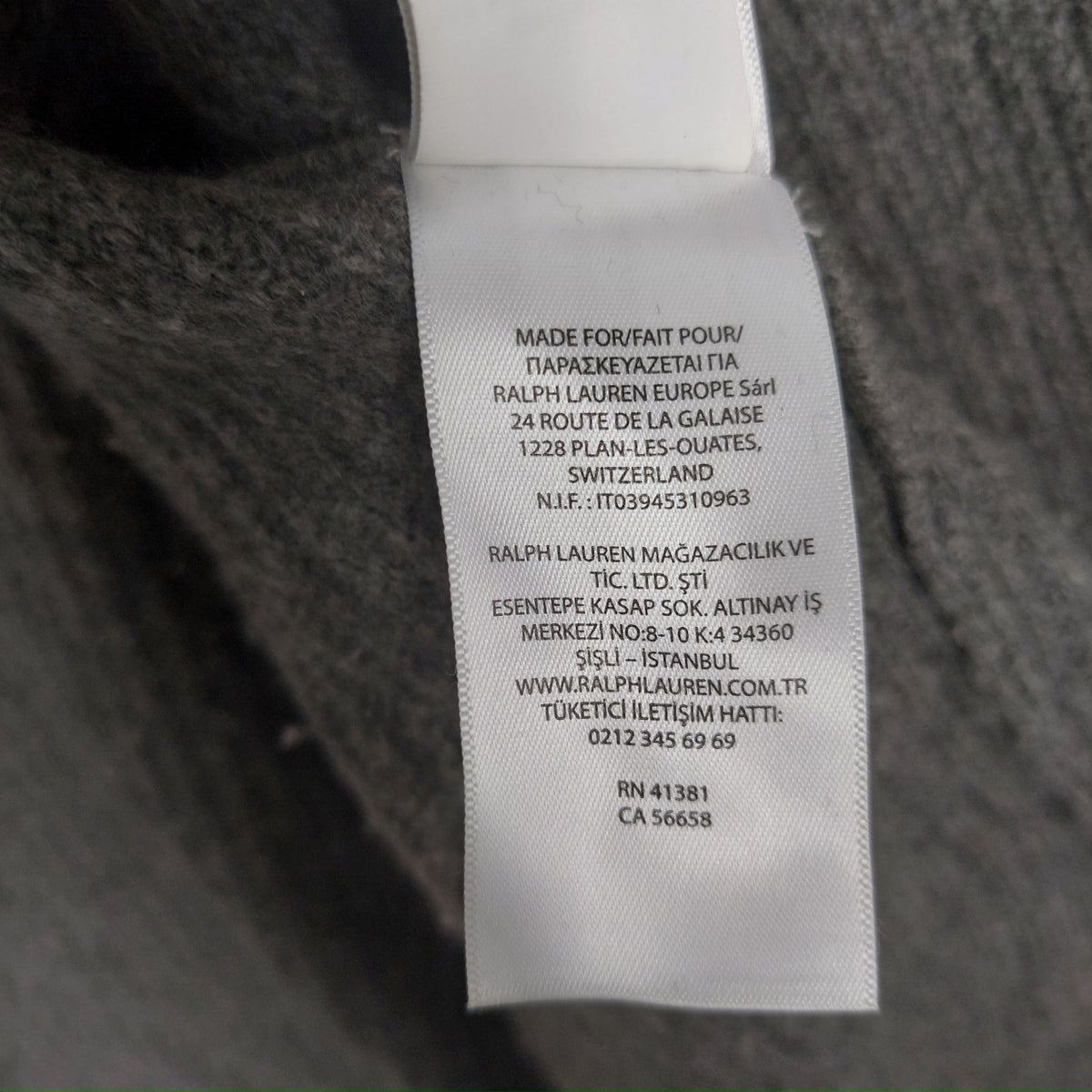 Polo Ralph Lauren Gray Ribbed Open-Front Cardigan – Women’s Small