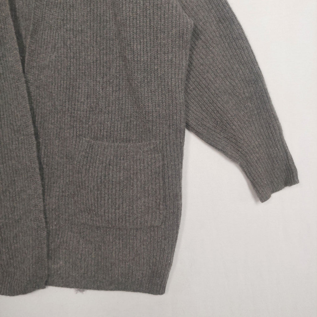 Polo Ralph Lauren Gray Ribbed Open-Front Cardigan – Women’s Small