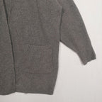Polo Ralph Lauren Gray Ribbed Open-Front Cardigan – Women’s Small