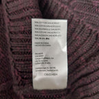 Free People Burgundy Chunky Knit Cardigan