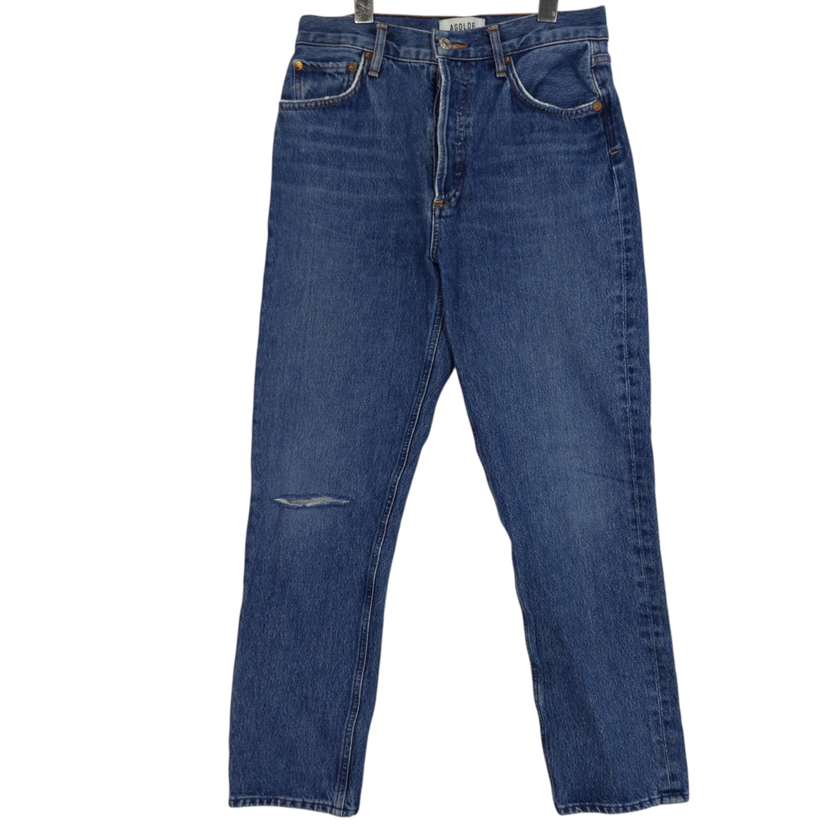 AGOLDE Riley High-Rise Straight Crop Jeans – Size 25