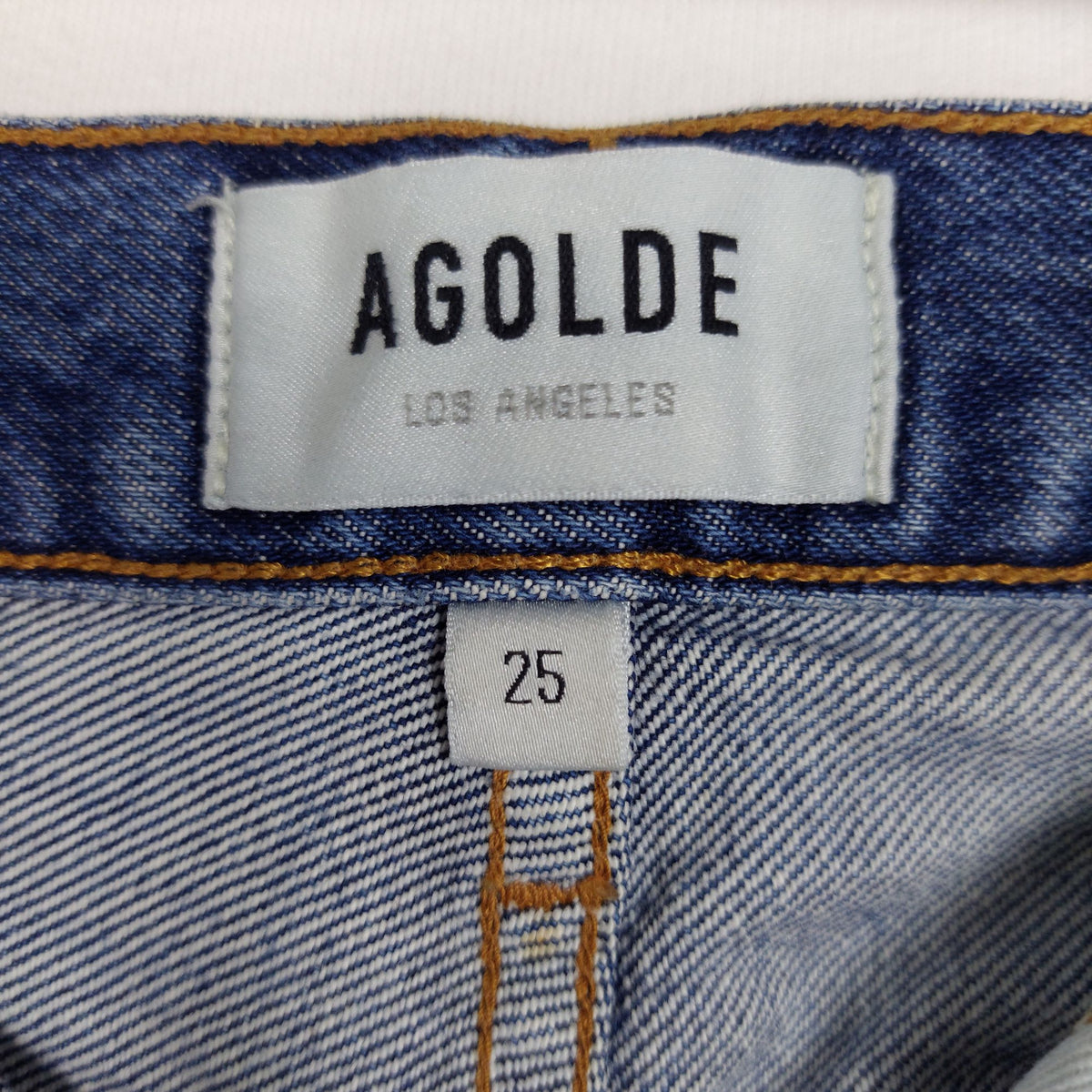 AGOLDE Riley High-Rise Straight Crop Jeans – Size 25