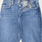 AGOLDE Riley High-Rise Straight Crop Jeans – Size 25