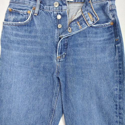 AGOLDE Riley High-Rise Straight Crop Jeans – Size 25