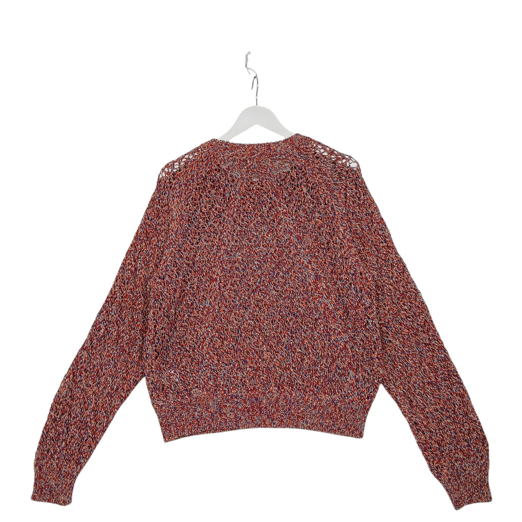 Rag & Bone Kara Crew Multicolor Cotton Sweater – Medium