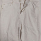 MOTHER Ivory Step-Hem Stretch Jeans – Size 27