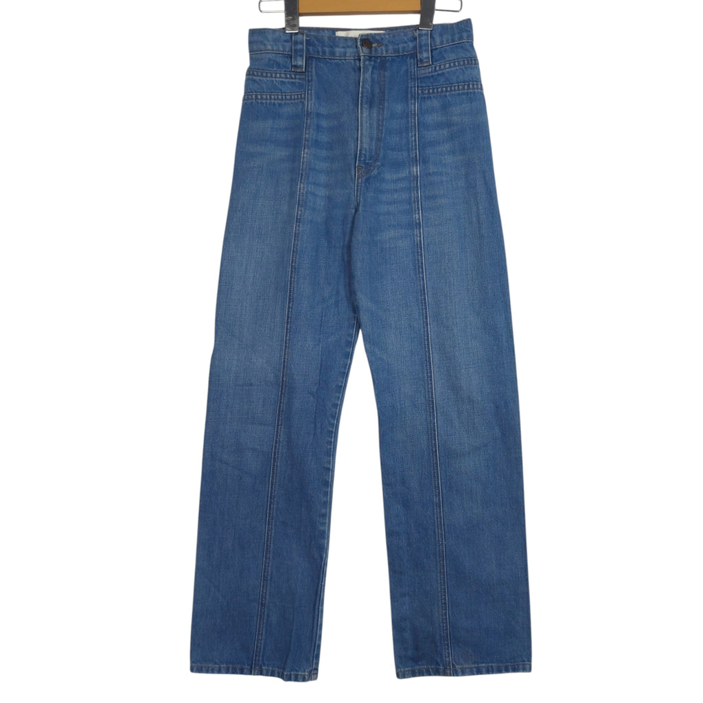 Reformation ’70s High-Rise Straight-Leg Jeans – Chesapeake Blue