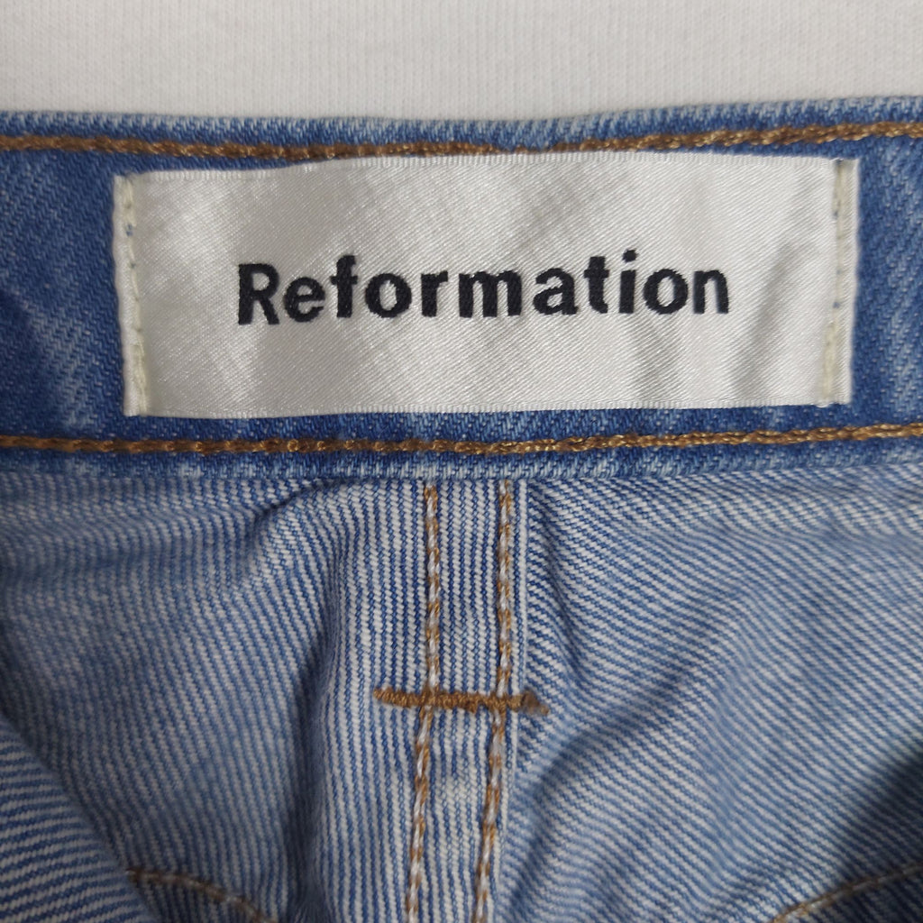 Reformation ’70s High-Rise Straight-Leg Jeans – Chesapeake Blue