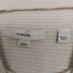 Vince Wool & Cashmere Funnel-Neck Sweater – Ivory