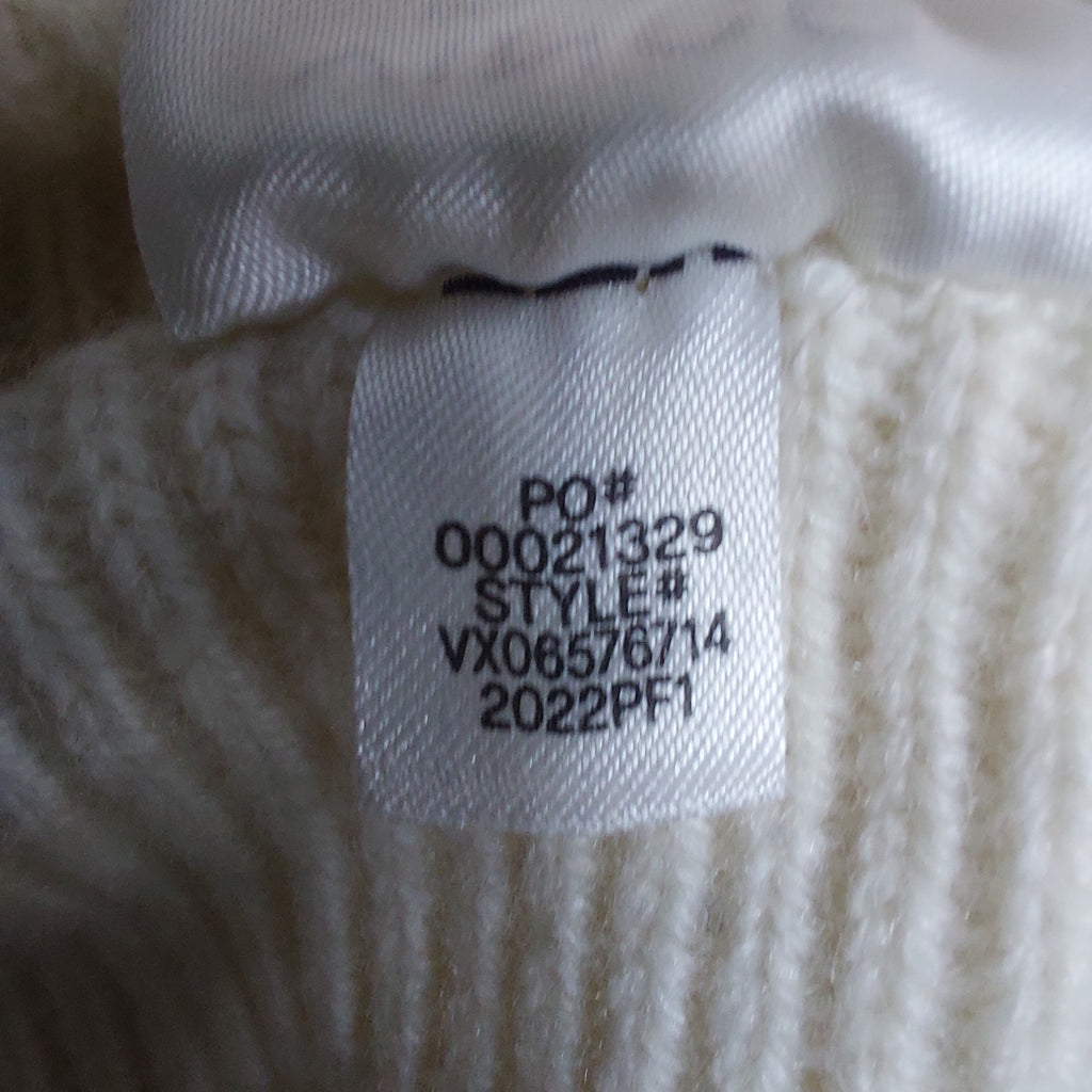Vince Wool & Cashmere Funnel-Neck Sweater – Ivory
