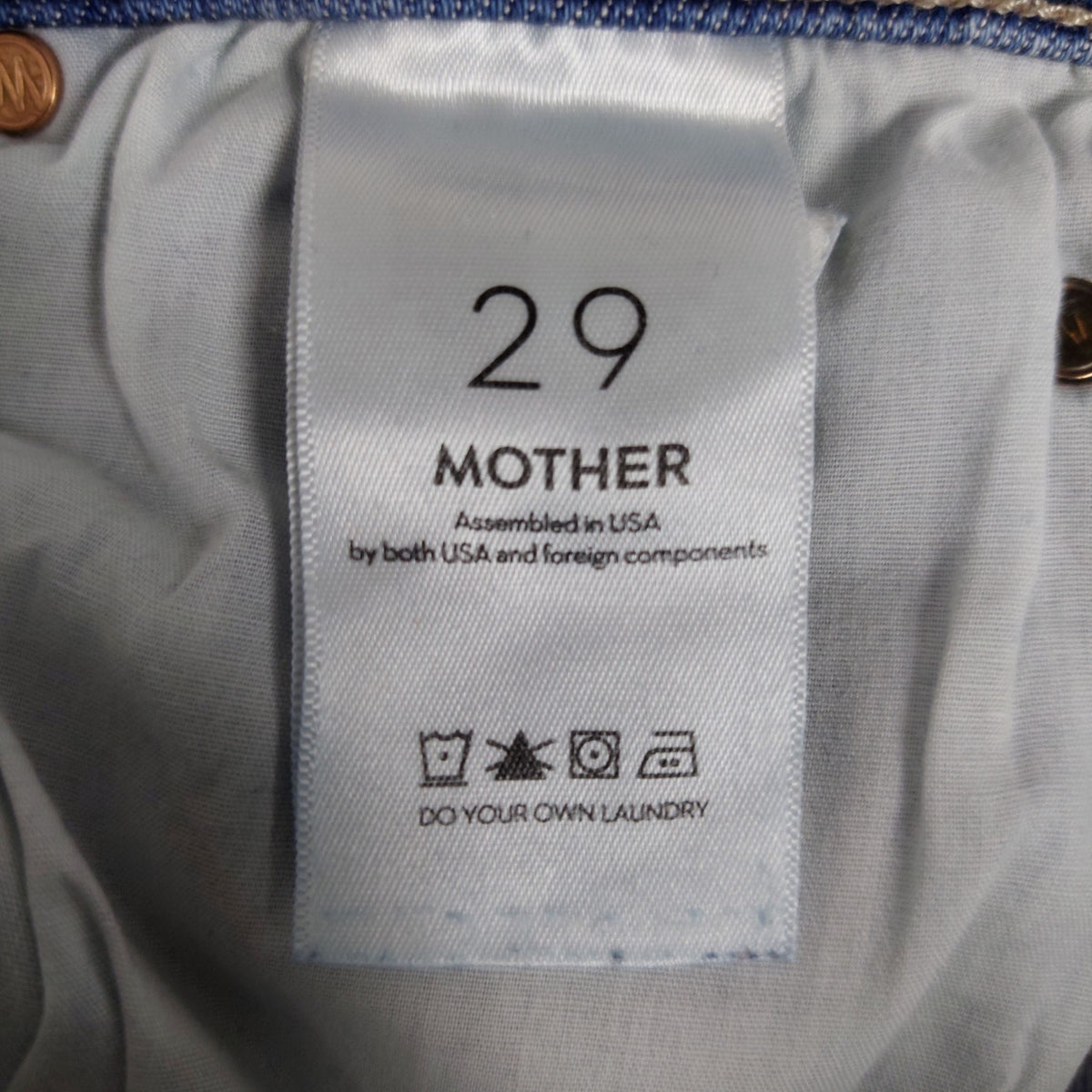 MOTHER The Rascal Ankle Fray Jeans Women’s 29 Opposites Attract