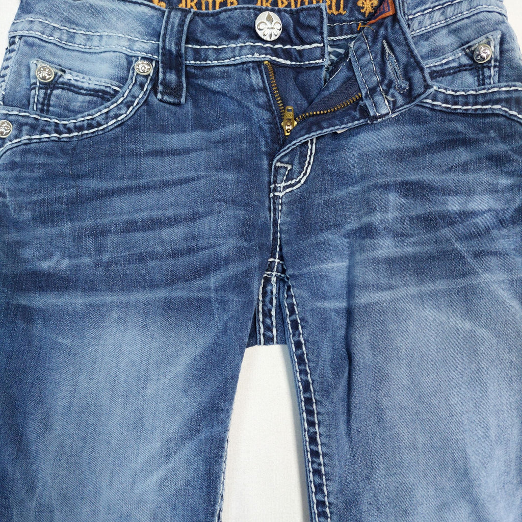 Rock Revival Johanna Bootcut Jeans Women’s 27 Medium Wash Stretch Denim