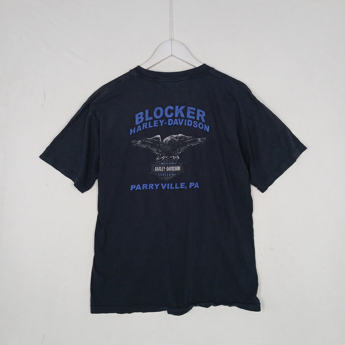 Harley-Davidson Blocker Parryville PA Faded Black Graphic T-Shirt Men’s L