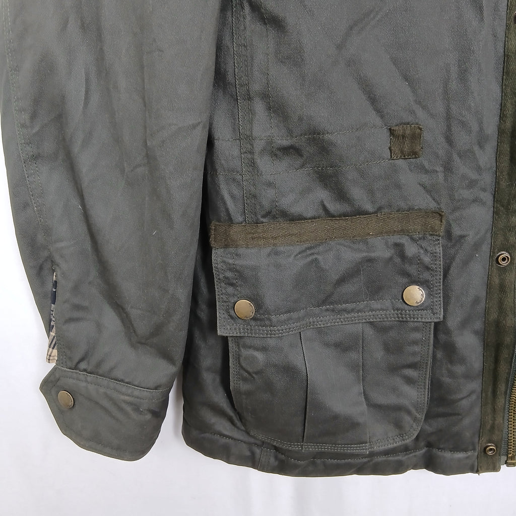 English Laundry Plaid-Lined Field Jacket