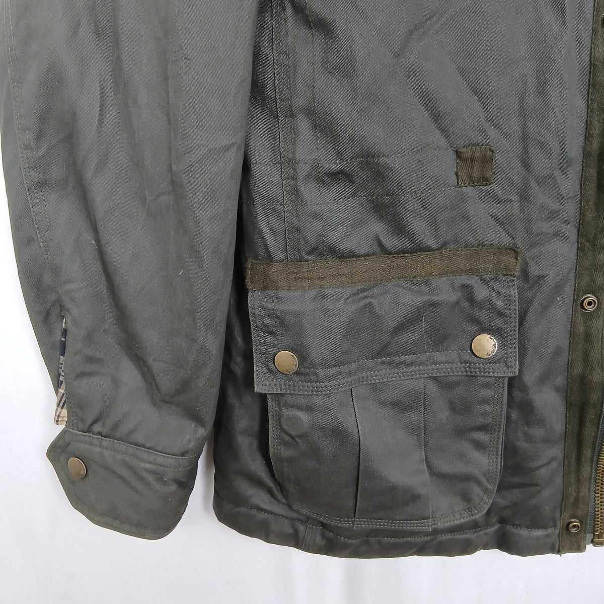 English Laundry Plaid-Lined Field Jacket