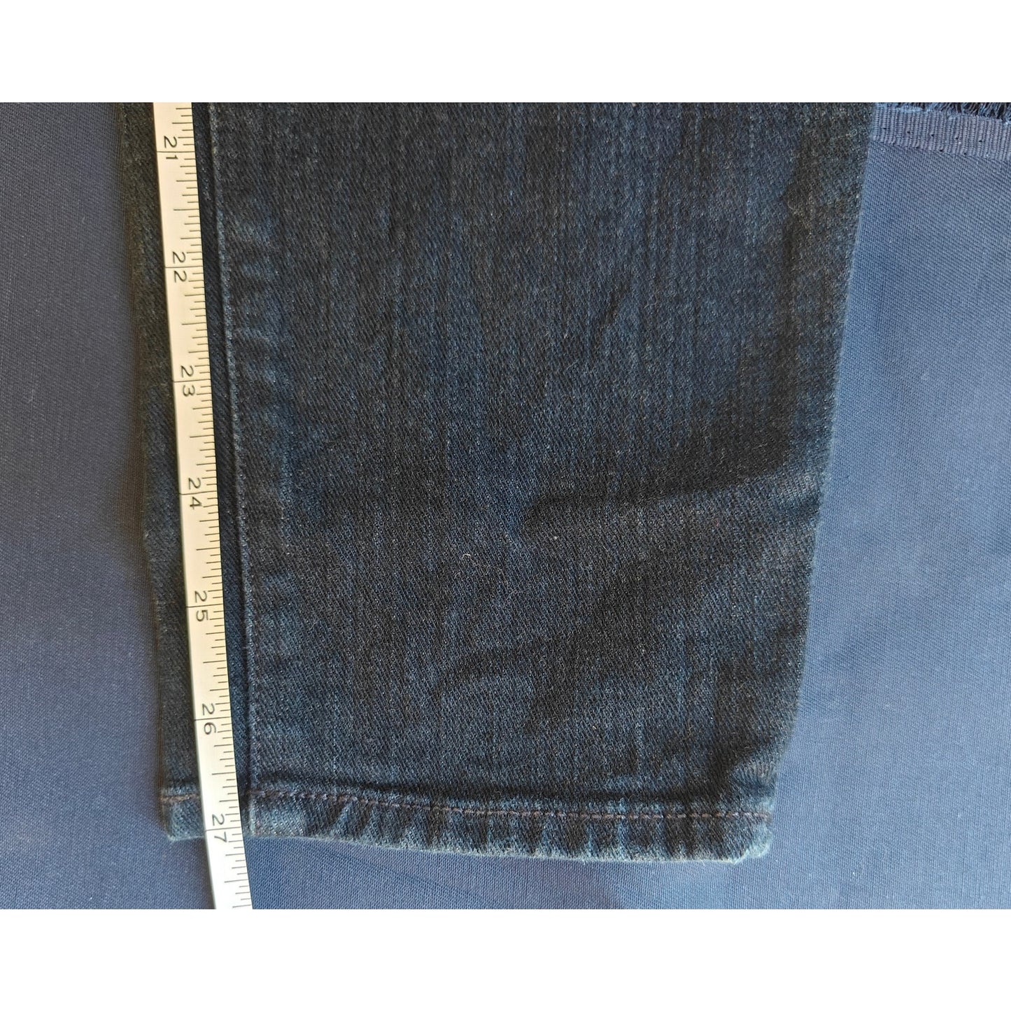 Dark Wash Relaxed Rolled Jeans