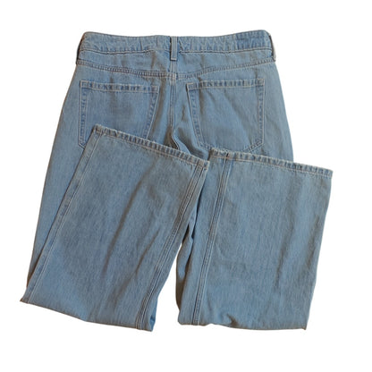 Low Rise Light Wash Wide Leg Jeans