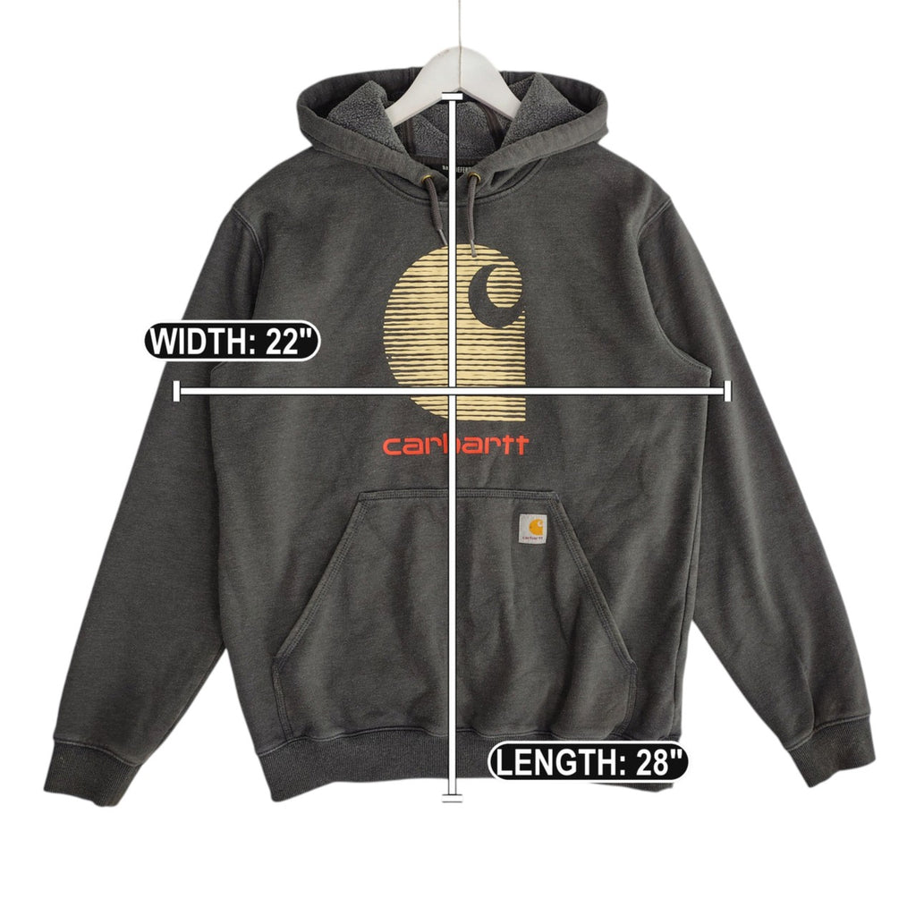 Carhartt Rain Defender Graphic Pullover Hoodie – Charcoal Heather