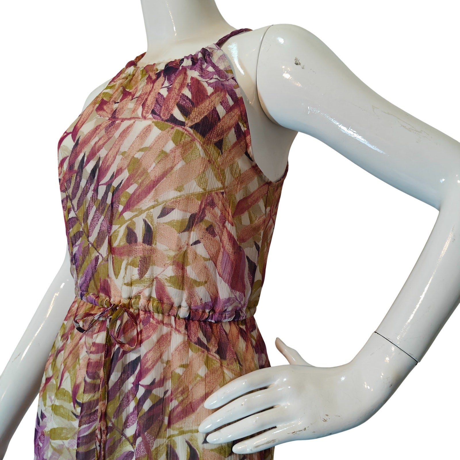 Floral Halter Midi Dress