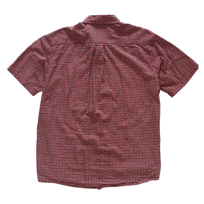 Red Plaid Button Down Shirt