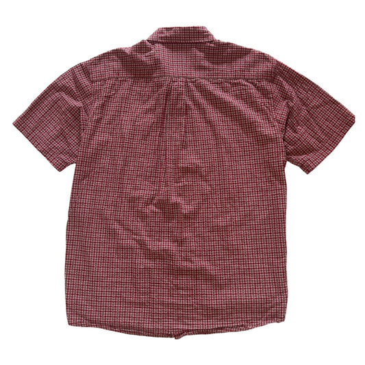 Red Plaid Button Down Shirt