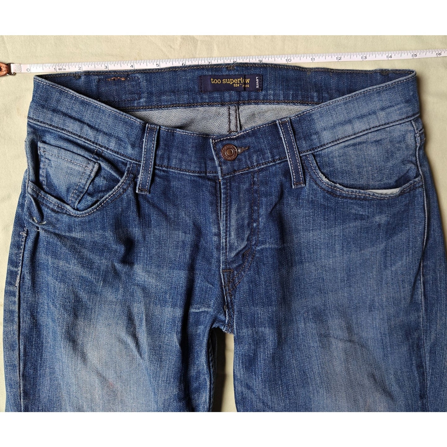 Levi’s Too Superlow Bootcut Jeans Women’s Size 5M Blue Medium Wash Denim