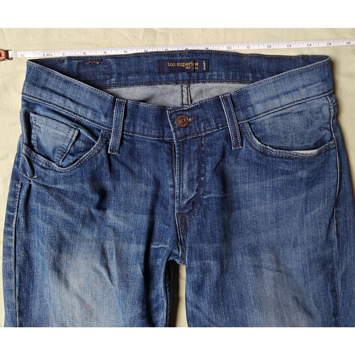 Levi’s Too Superlow Bootcut Jeans Women’s Size 5M Blue Medium Wash Denim