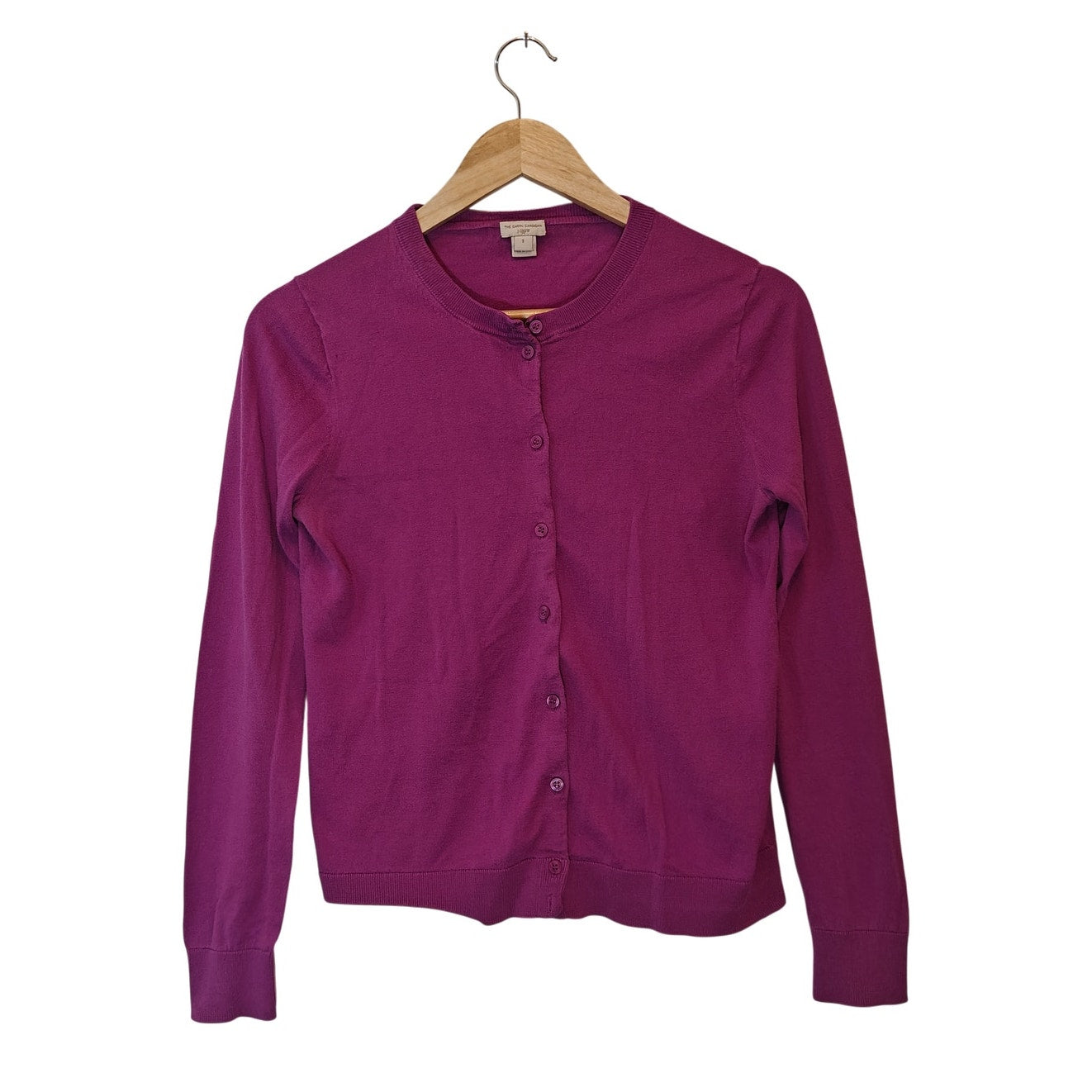 Caryn Purple Cardigan Sweater