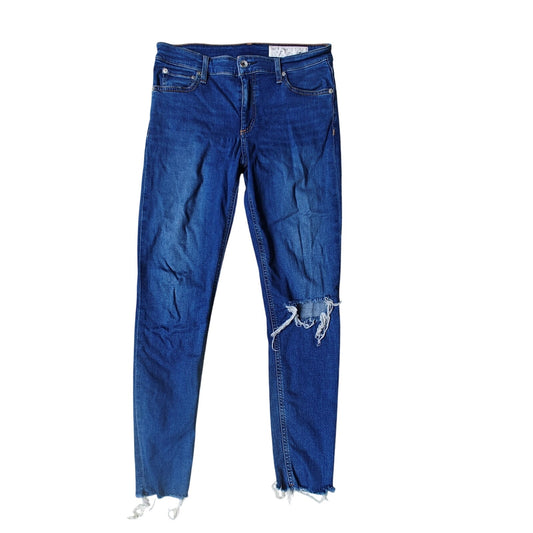 High-Rise Ankle Skinny Jeans Size 28